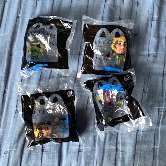 Disney Toys Mcdonalds Happy Meal Eternals Set Of 4 Poshmark